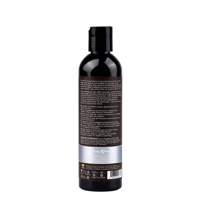 Earthy Body Hemp Seed Massage & Body Oil 237ml  - Unscented