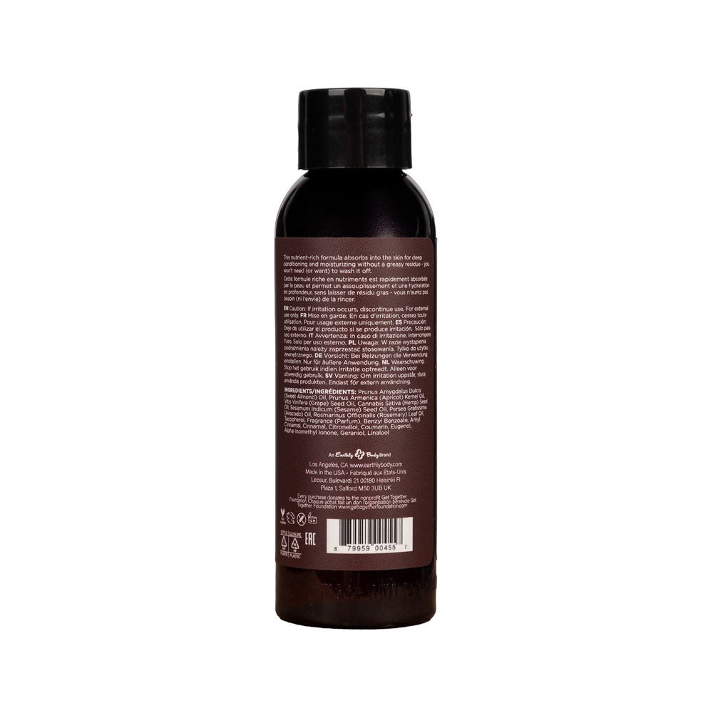Hemp Seed Massage & Body Oil 59ml - Nag Champa Scent