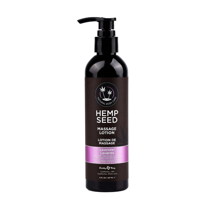 Earthly Body Hemp Seed Massage Lotion 237ml - Lavender Scented