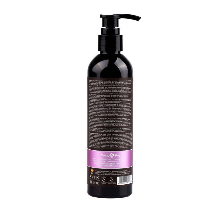 Earthly Body Hemp Seed Massage Lotion 237ml - Lavender Scented