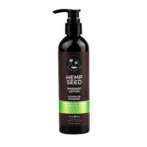 Earthly Body Hemp Seed Massage Lotion 237ml - Naked In The Woods