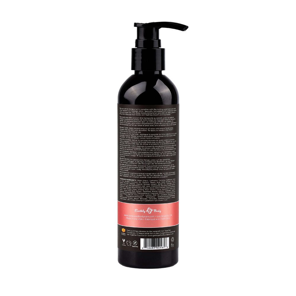 Earthly Body Hemp Seed Massage Lotion 237ml  - Isle Of You