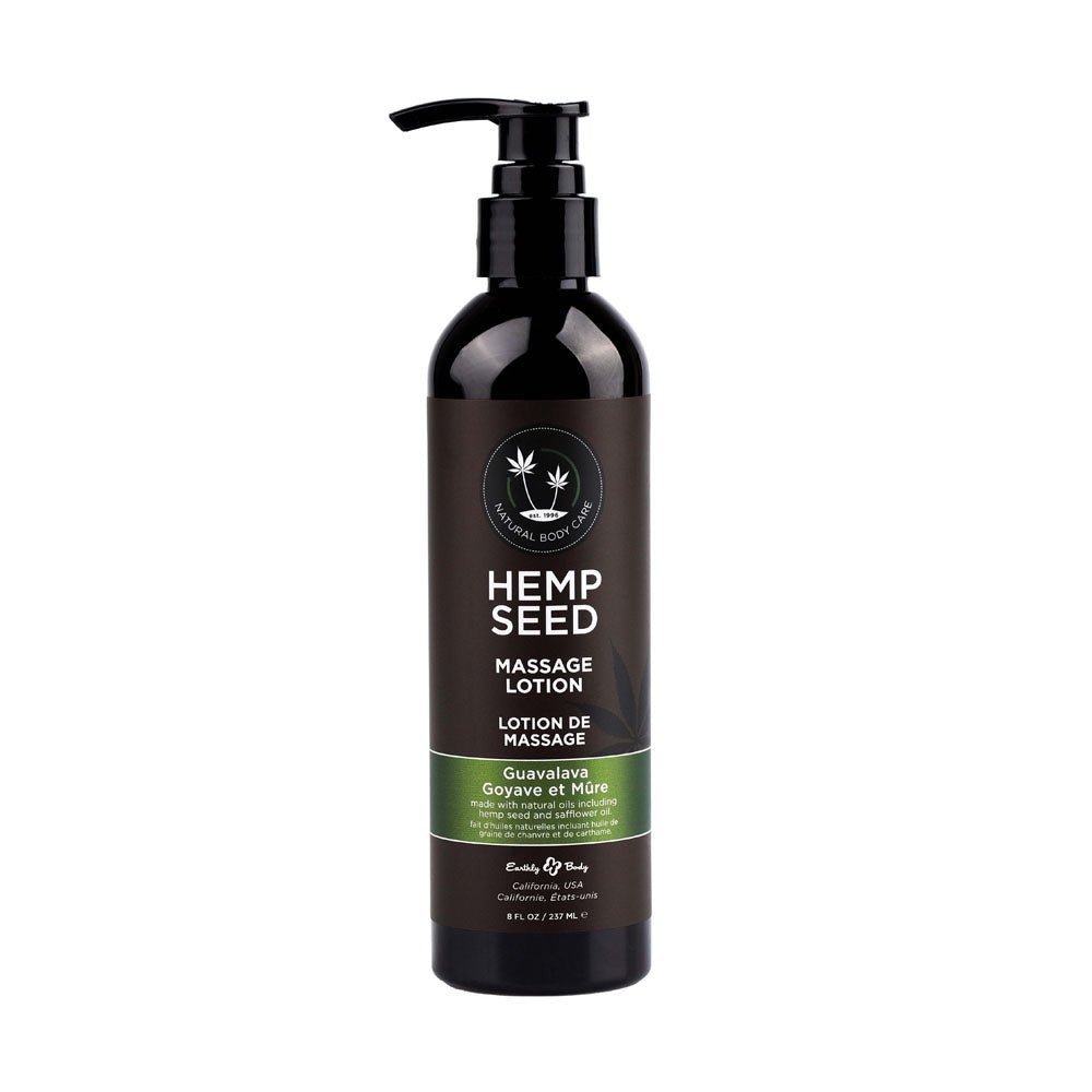Hemp Seed Massage Lotion 237ml - Guavalava Scent