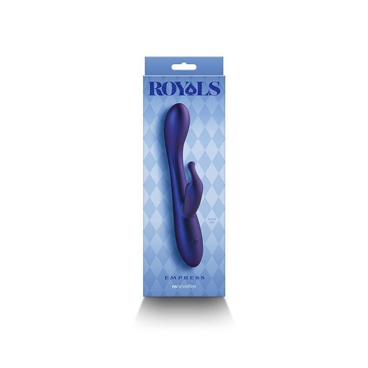 Royals Empress Rabbit Vibrator - Metallic Blue