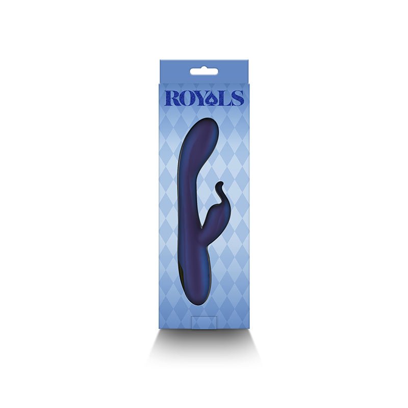 Royals Empress Rabbit Vibrator - Metallic Blue