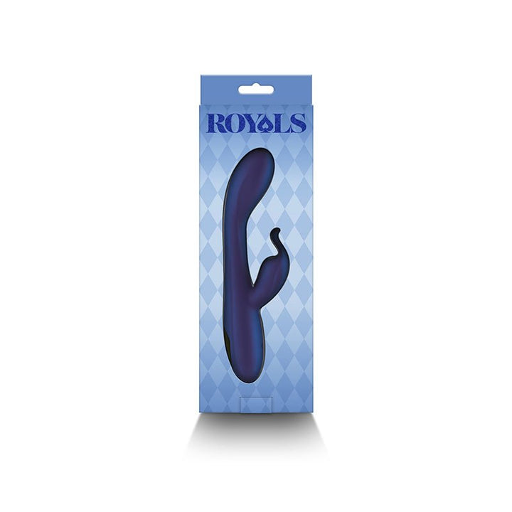 Royals Empress Rabbit Vibrator - Metallic Blue