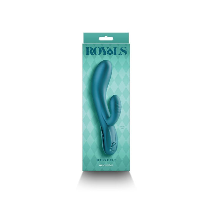 Royals Regent Rabbit Vibrator - Metallic Green