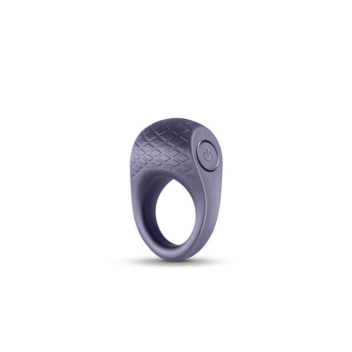 Seduction - Levi - Metallic Grey Vibrating Cock Ring