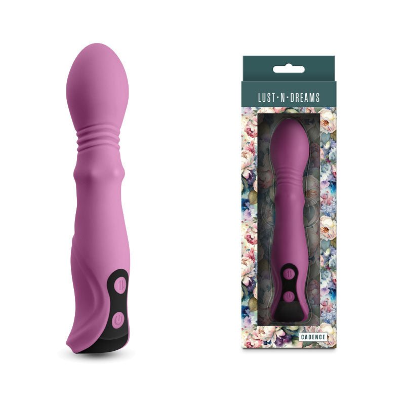 Lust-n-Dreams - Cadence - Blush Purple- Thrusting & Sliding Vibrator