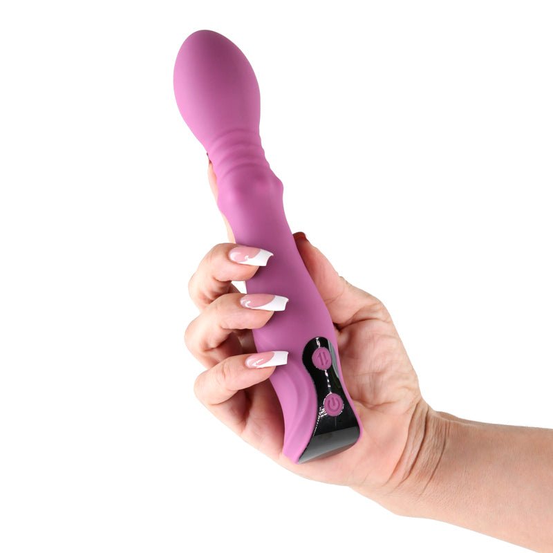 Lust-n-Dreams - Cadence - Blush Purple- Thrusting & Sliding Vibrator