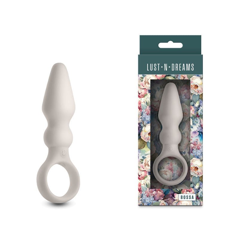 Lust-n-Dreams - Bossa Fog White Vibrating Butt Plug