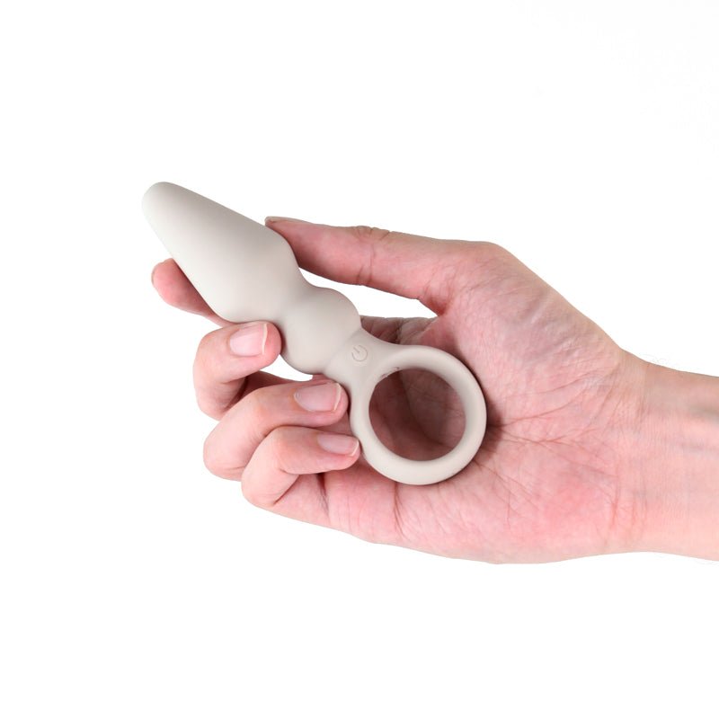 Lust-n-Dreams - Bossa Fog White Vibrating Butt Plug