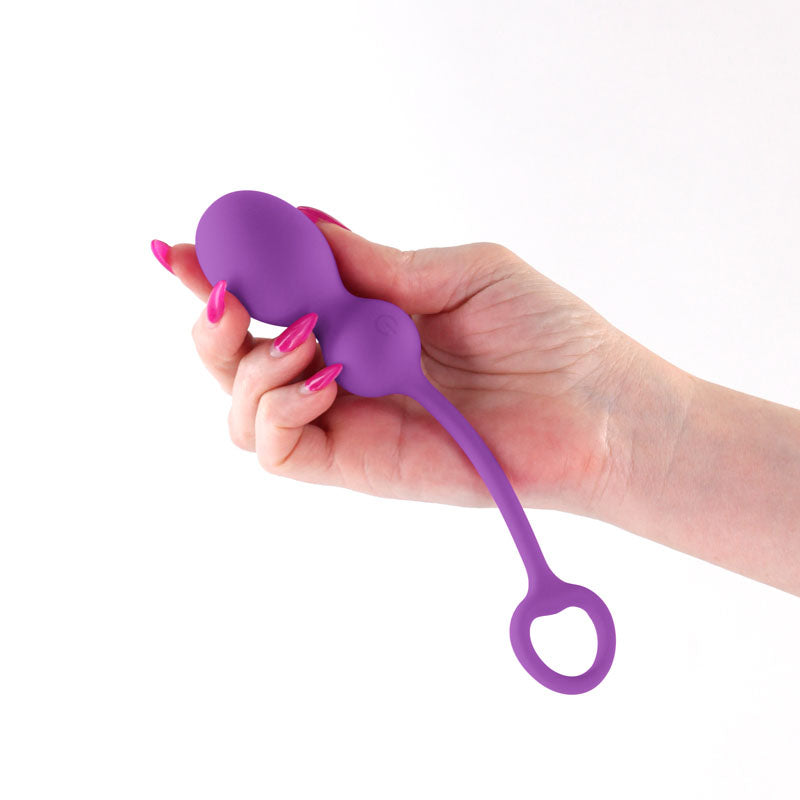 Techno - Bop Vibrating Kegel Exerciser with App Contol - Purple