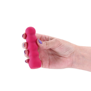 X & O's Embrace - 9.9 cm Rechargeable Bullet Vibrator - Rose