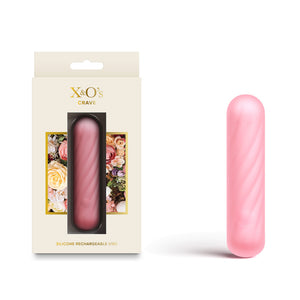 X & O's Love - Light Pink 10.5cm Bullet Vibrator