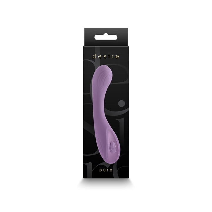 Desire Pure Travel Vibrator - Dusty Lavender