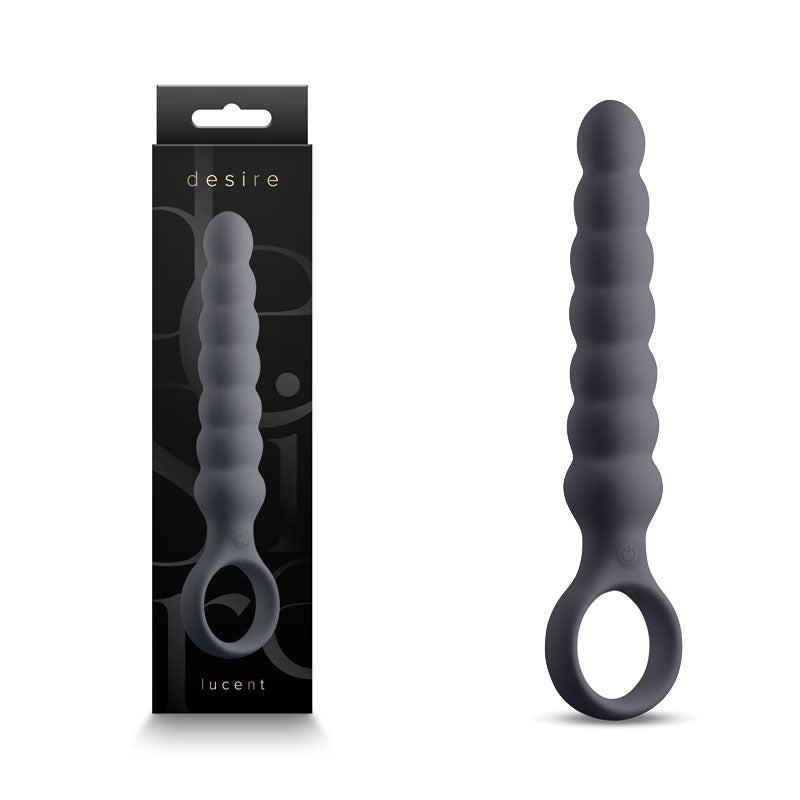 Desire Lucent  Vibrating Anal Beads - Grey