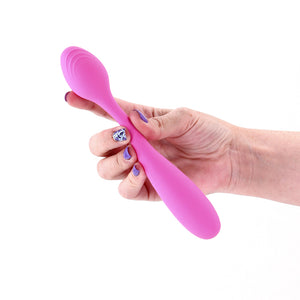 Pretty in Pink Rose Rechargeable Vibrator - Pink