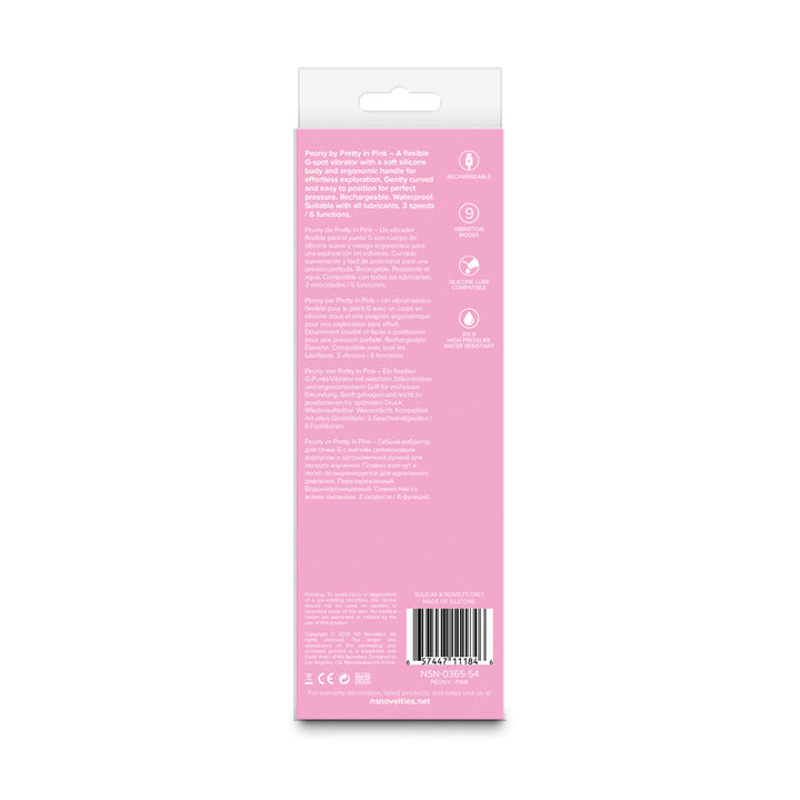 Pretty in Pink Peony G-Spot Vibrator - Pink