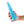 Fantasia Siren Turquoise 7.5 Inch Dildo