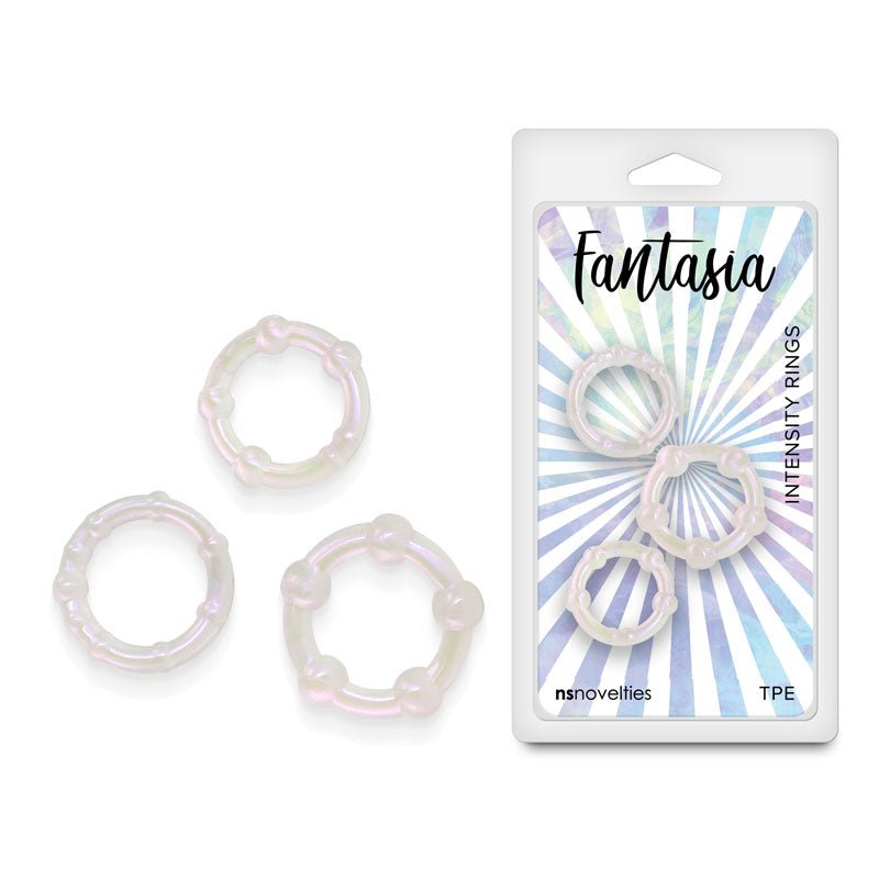 Fantasia Intensity Cock Rings - Pearlescent - 3 Sizes