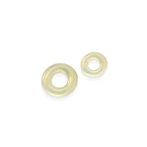 Fantasia Double Stack Cock Rings - Amber - 2 Sizes