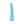 Fantasia Upper 7 Inch Turquoise Dildo - Pearlescent Blue