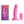 Colours Ribbed - 6 Inch Vibrating Dildo with Remote - Pink