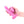 Colours Ribbed - 6 Inch Vibrating Dildo with Remote - Pink