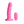 Colours Ribbed - 6 Inch Vibrating Dildo with Remote - Pink