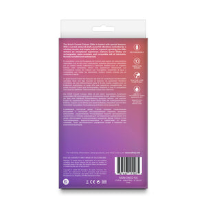 Colours Curve - Vibrating 6 Inch Dildo with Wireless Remote - Pink