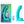 Colours Curve - Vibrating 6 Inch Dildo with Wireless Remote - Teal