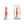 Colours Stacked 6 Inch Fantasy Dildo - Red/Gold