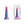 Colours Stacked 6 Inch Fantasy Dildo - Pink/Blue