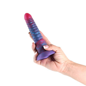 Colours Stacked 6 Inch Fantasy Dildo - Pink/Blue
