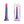 Colours Stacked 9 Inch Fantasy Dildo - Pink/Blue