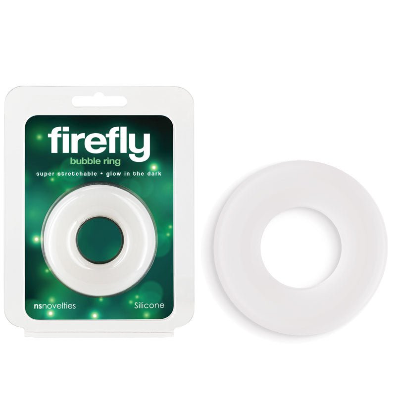 Firefly Bubble Ring - Glow in Dark Large Cock Ring