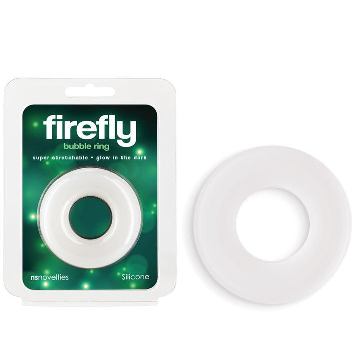 Firefly Bubble Ring - Glow in Dark Large Cock Ring