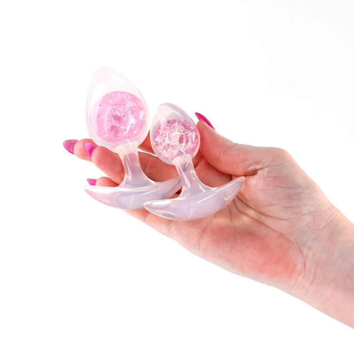 Glams Cosmic Butt Plugs Kit - Pink