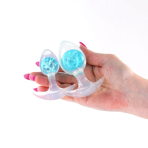 Glams Cosmic Butt Plugs Trainer Kit - Blue