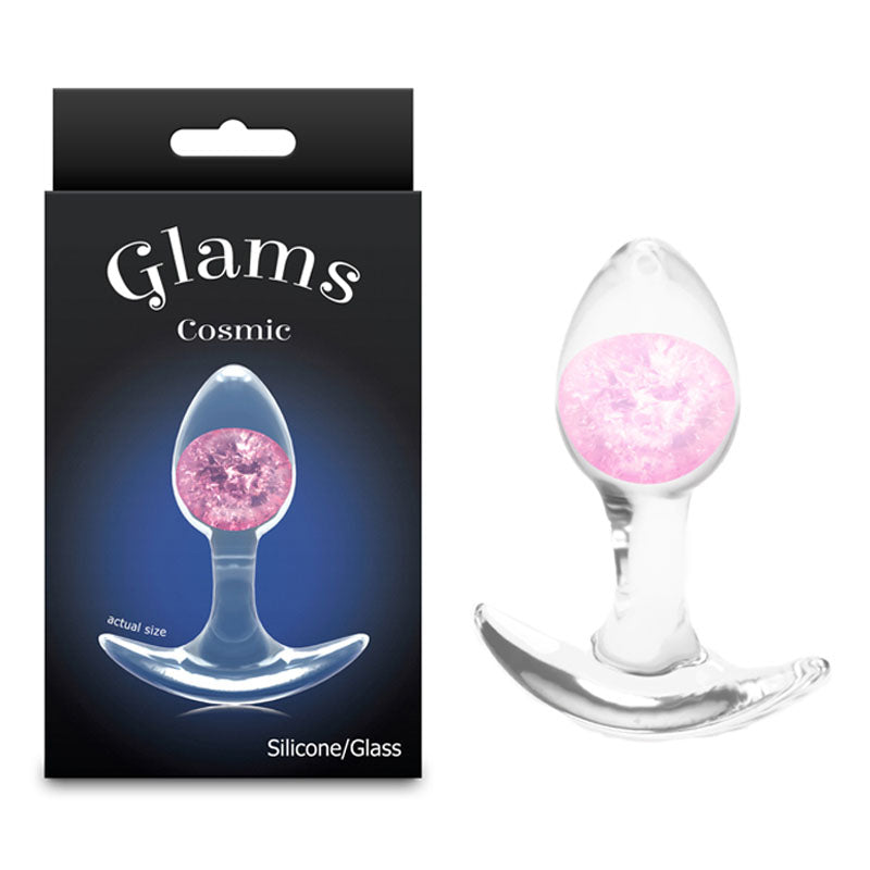 Glams Cosmic Small Butt Plug - Pink