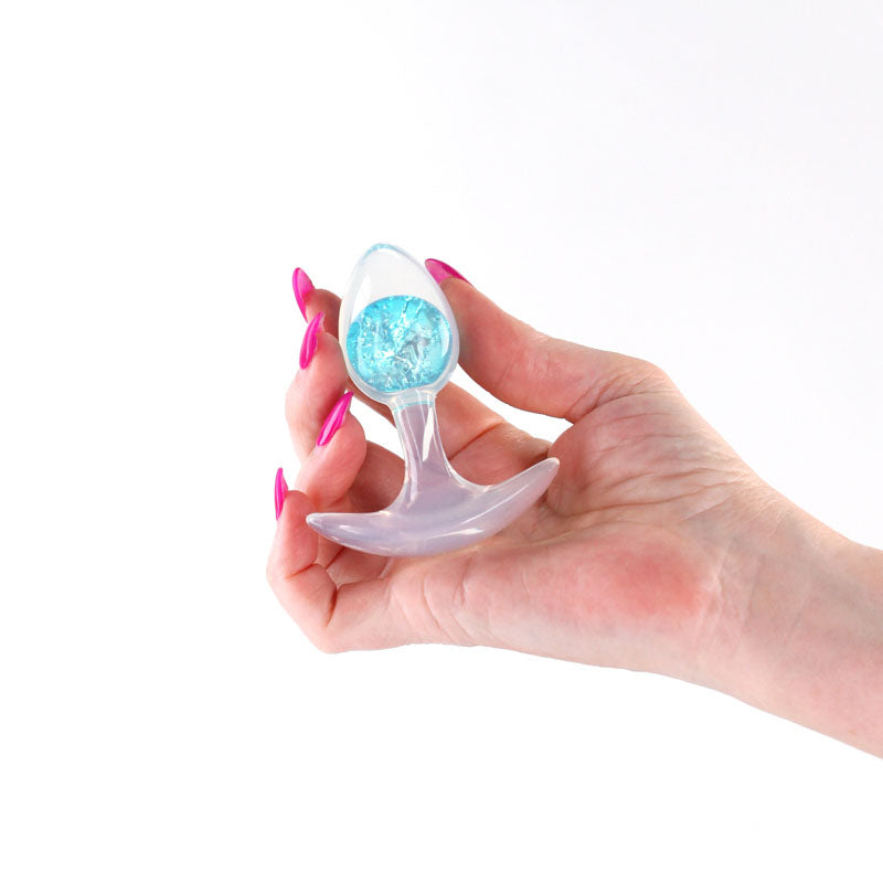 Glams Cosmic Small Butt Plug - Blue