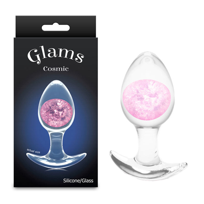 Glams Cosmic Medium Butt Plug - Pink