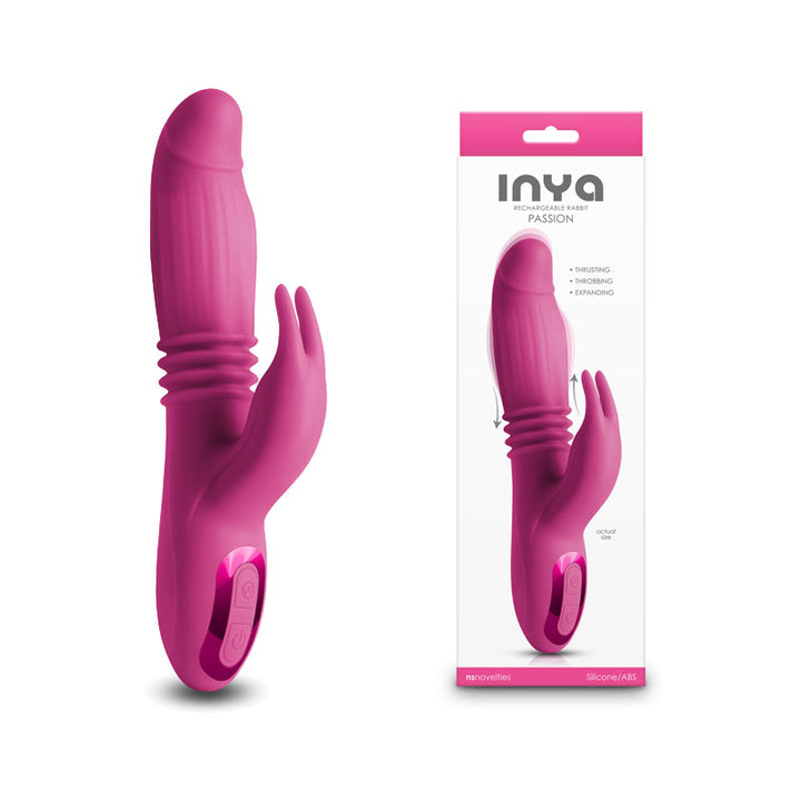 Inya Passion - Thrusting Rabbit Vibrator - Pink