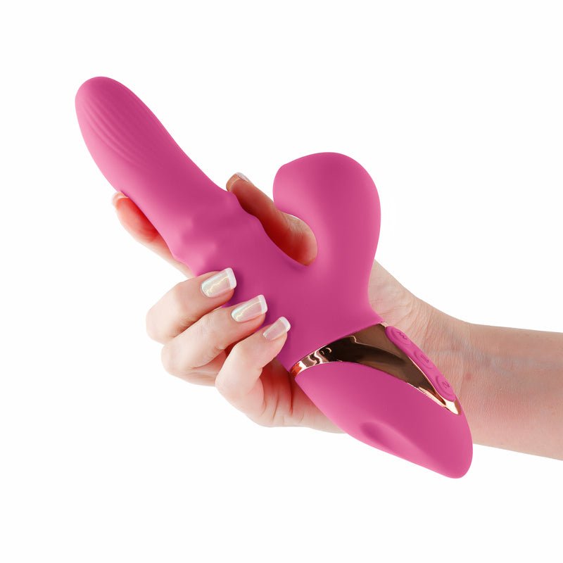 InYa Enamour - G-Spot Vibrator W ith Air Pulse - Pink