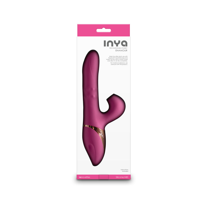 InYa Enamour - G-Spot Vibrator W ith Air Pulse - Pink
