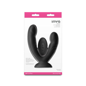 InYa Duet - Vibrating Double Dildo with Wireless Remote - Black