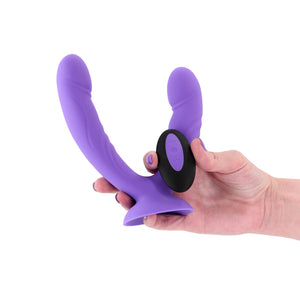 InYa Duet - Vibrating Double Dildo with Wireless Remote - Purple