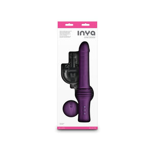 InYa Super Stroker - Thrusting Vibrator with Remote Control & Stand - Purple