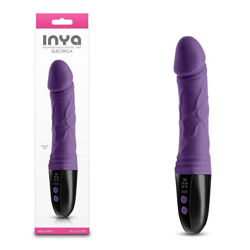 InYa Electrica Vibrating Dildo - Purple